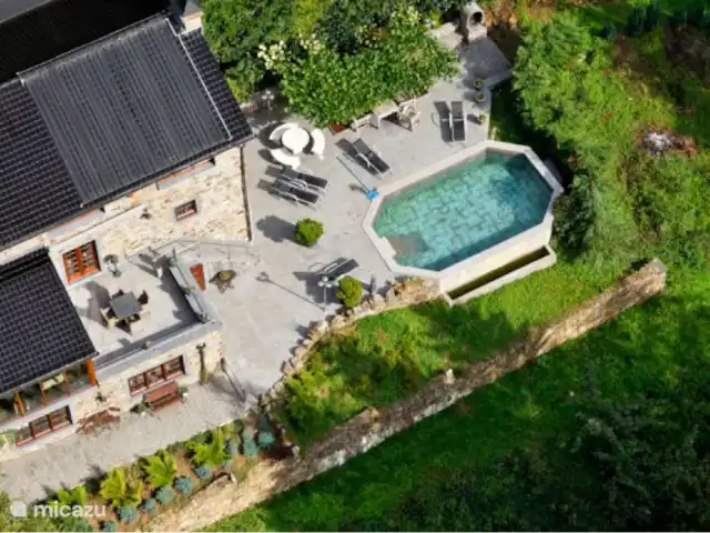 La Forêt | Belgique, Ardennes, Stoumont - villa Vue de la piscine