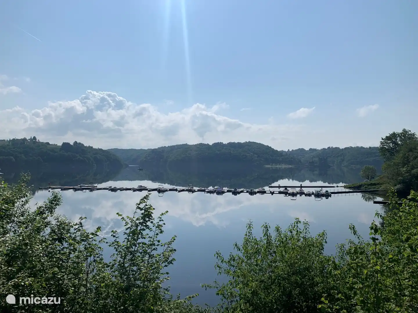 Het meer Lac de Bort-les Orgues