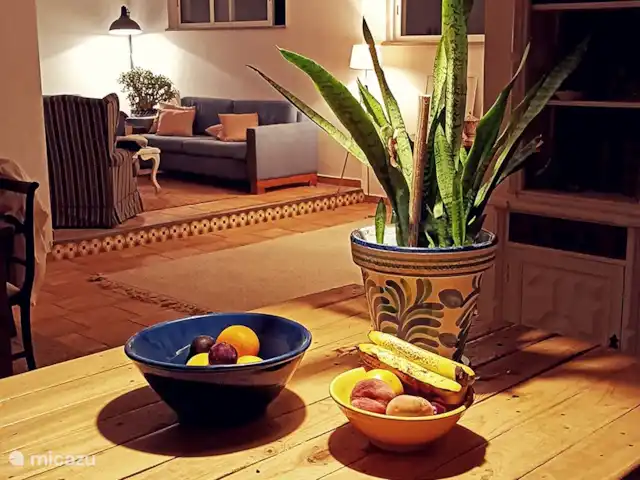 Wandelen, Portugal, Algarve, Quelfes, villa Vila Fonte Feliz De woonkamer