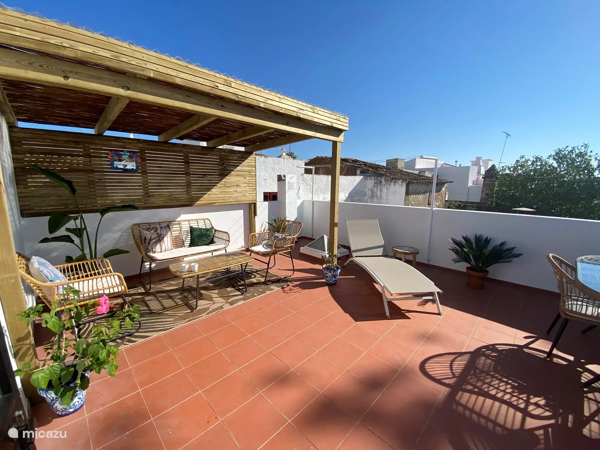 Various seating areas for different times of the day