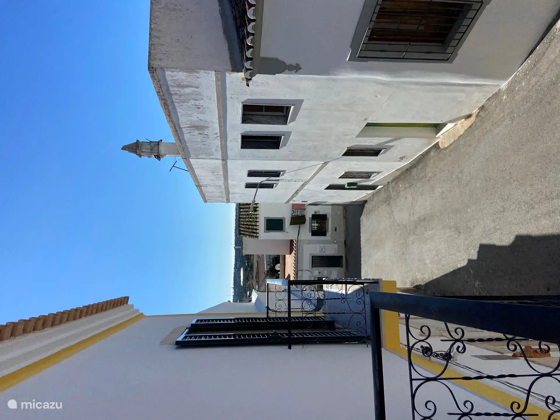 View of the street from balcony 1