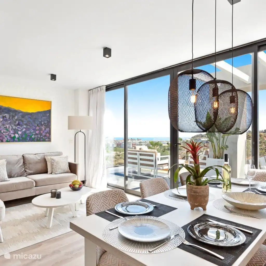 Appartement Penthouse 8 persoons met zeezicht in La Cala de Mijas