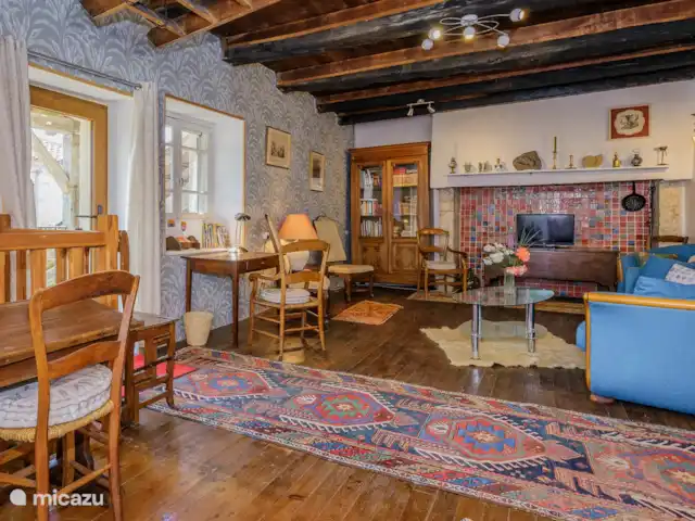 Paquinne en Francia, Lot, Porte-du-Quercy - casa vacacional Salón