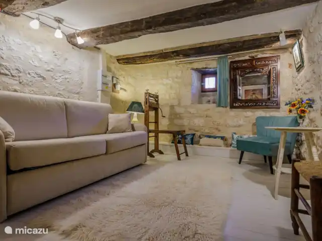 Paquinne en Francia, Lot, Porte-du-Quercy - casa vacacional Pequeña sala de estar