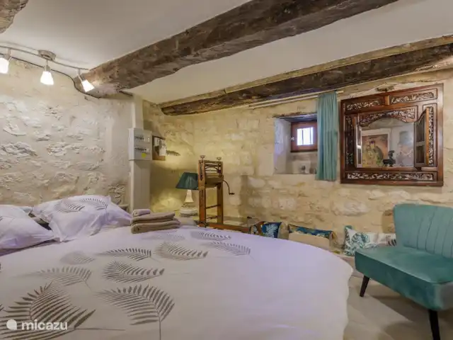 Paquinne en Francia, Lot, Porte-du-Quercy - casa vacacional El dormitorio