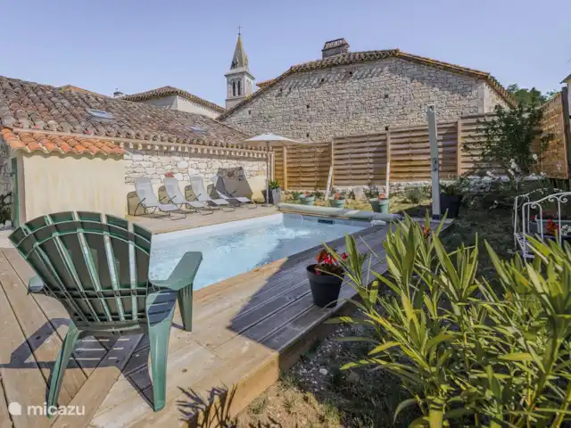 Paquinne en Francia, Lot, Porte-du-Quercy - casa vacacional La piscina