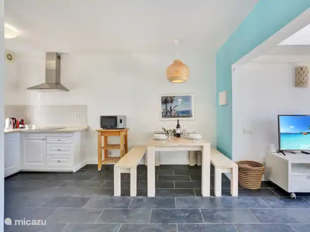 The Beach House (nouvelle inscription) | Espagne, Fuerteventura, Corralejo - maison de vacances Séjour avec cuisine ouverte