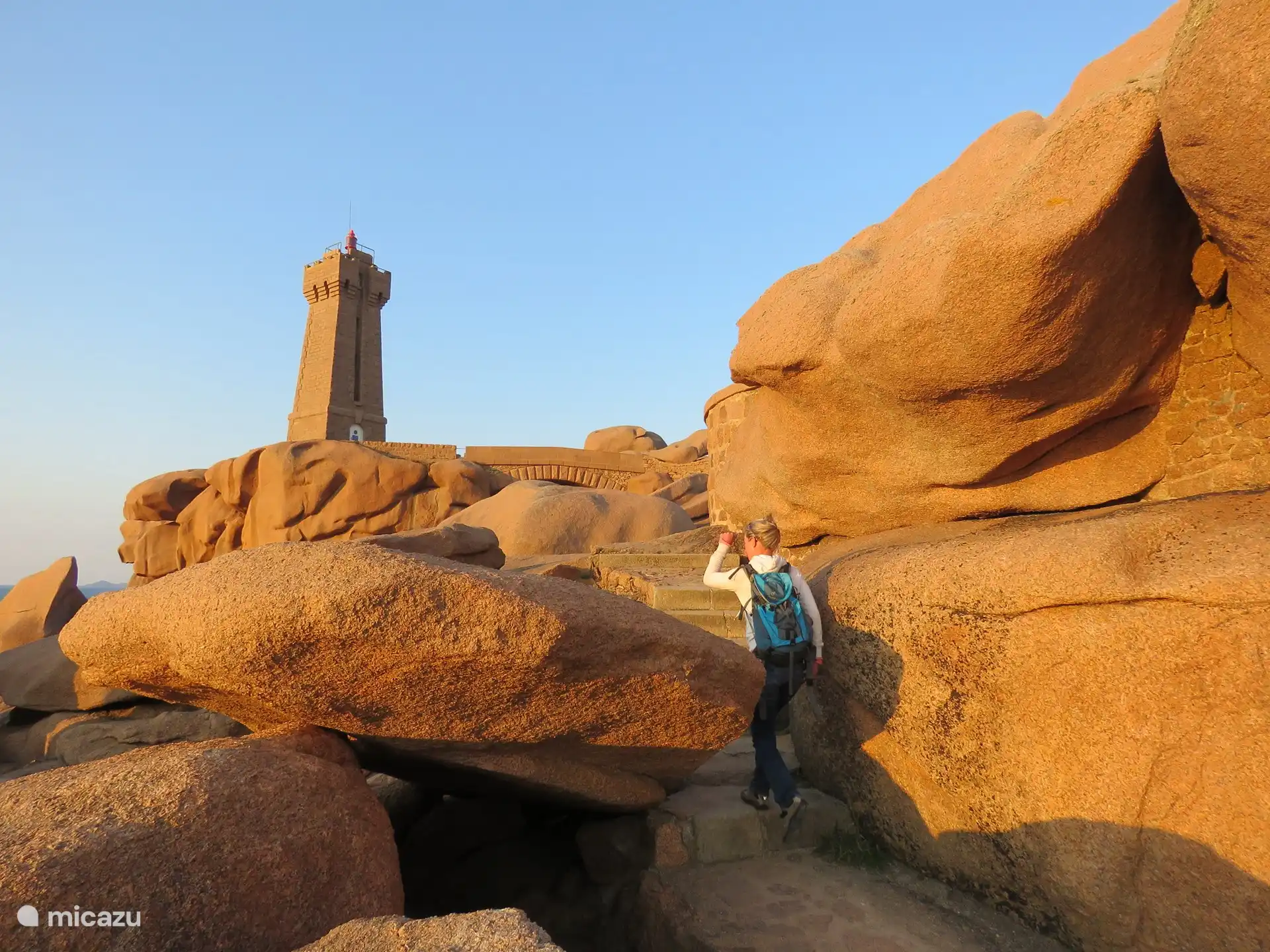 La côte de rose de granit 
