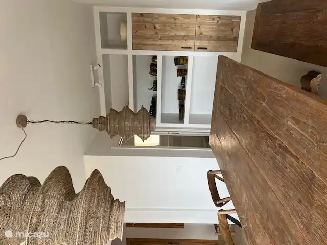 Separate dining room and guest toilet, table for 6-8 people