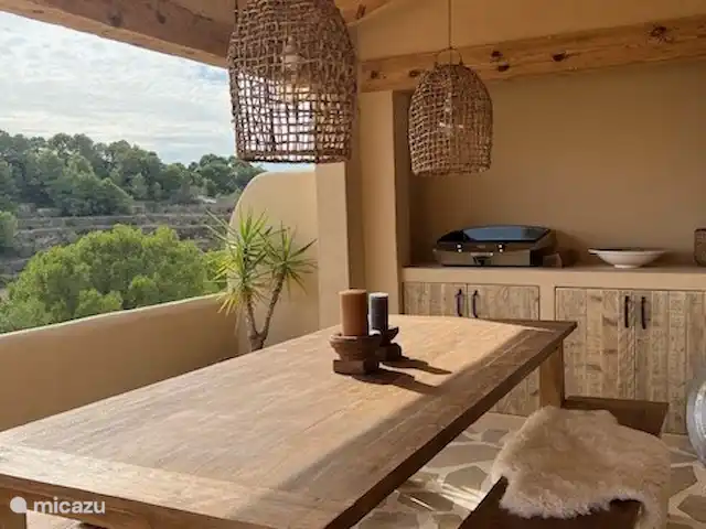 Las Collinas | Espagne, Costa Blanca, Moraira - maison de vacances terrasse couverte avec cuisine extérieure
