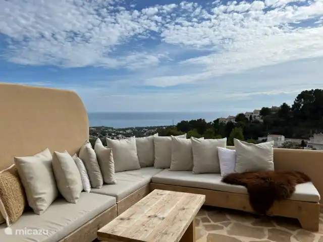 Las Collinas | Espagne, Costa Blanca, Moraira - maison de vacances coin détente sur la première terrasse du rez-de-chaussée