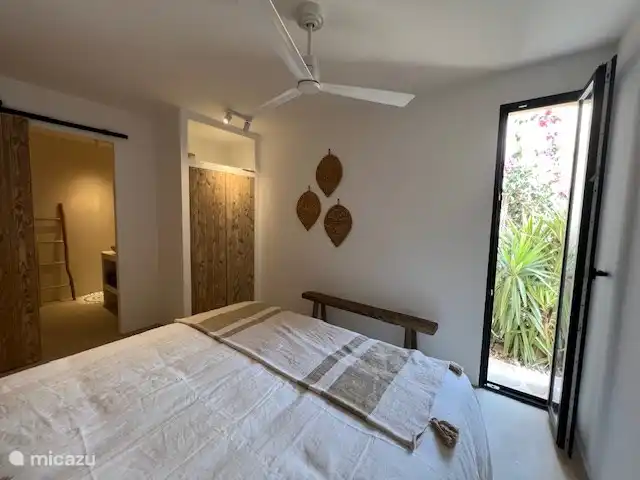 Bedroom 3 opening onto the terrace with adjoining shower room