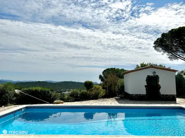 villa huren in Spanje, Costa Brava, Platja d'Aro – Villa met prachtig zeezicht en airco Zoutwater zwembad