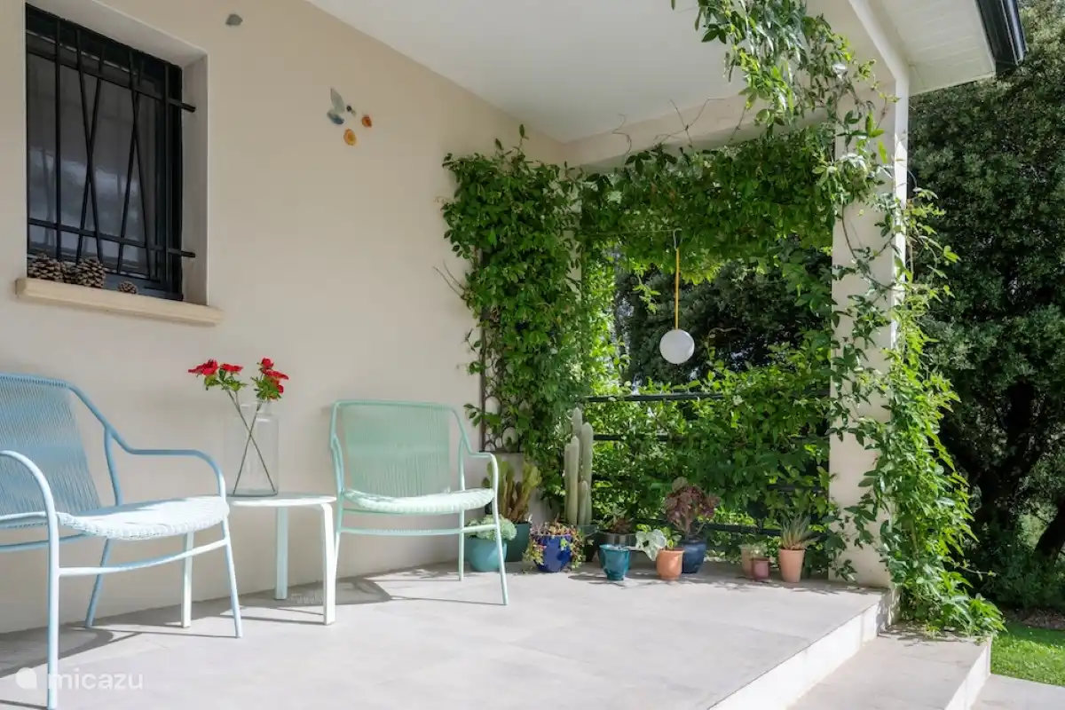 Sitzecke/Terrasse im Schlafzimmer Erdgeschoss