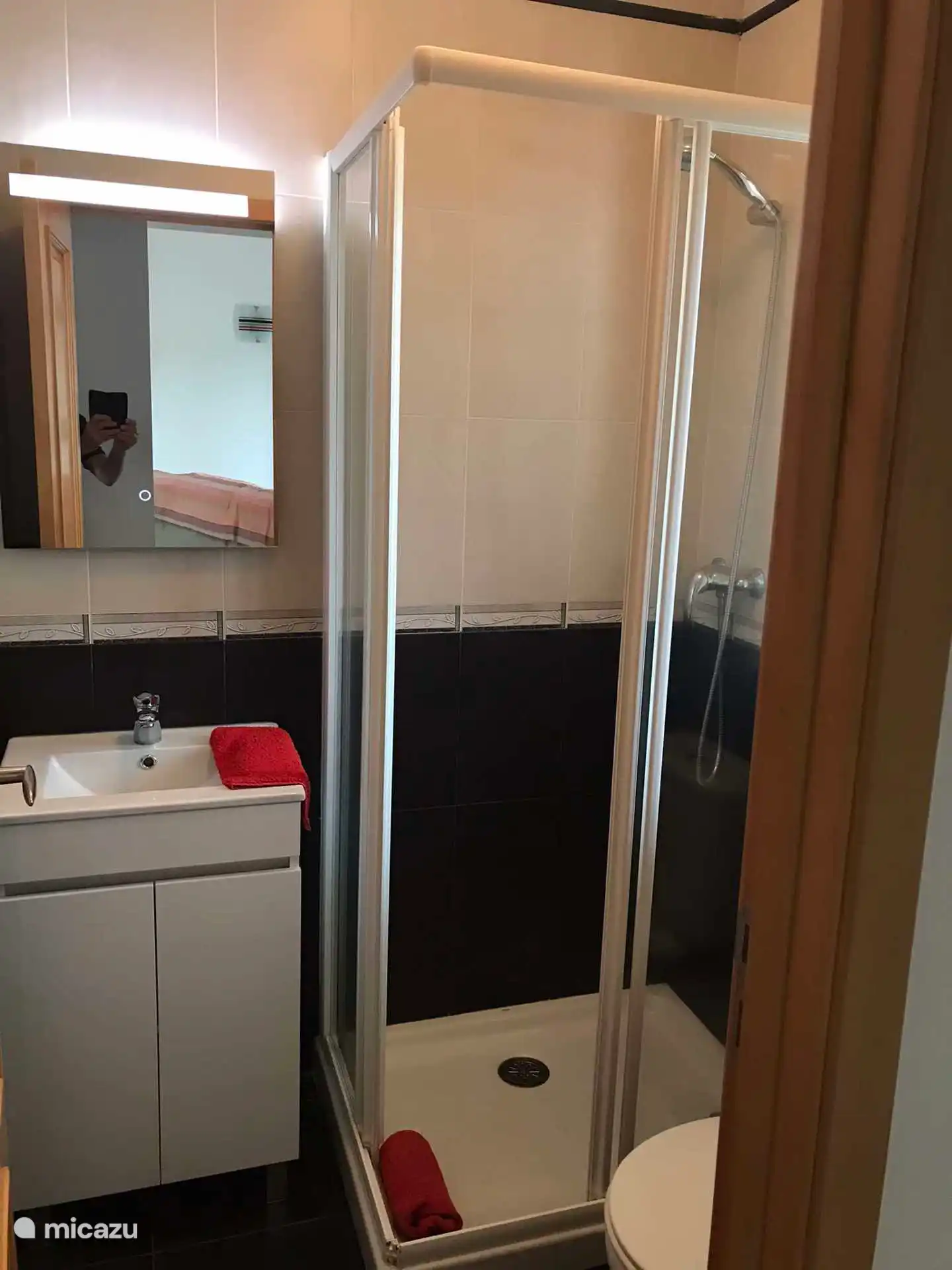 Badezimmer Erdgeschoss mit Dusche