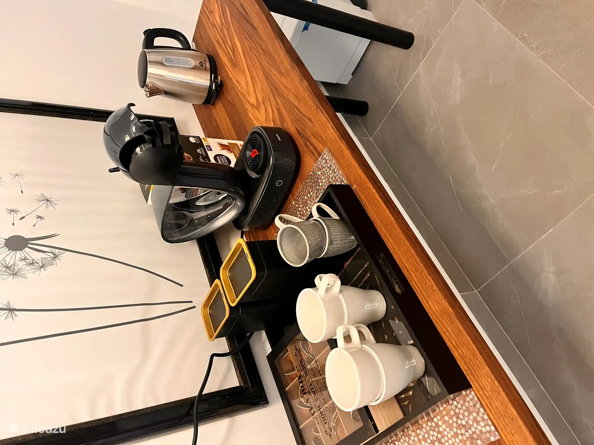 Heerlijke Dolce gusto koffie en waterkoker 