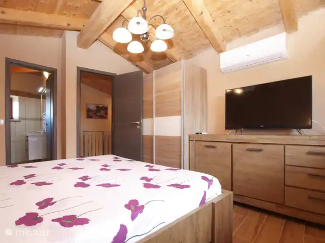 vakantiehuis huren in Kroatië, Istrië, Zminj – Huis Galant slaapkamer
