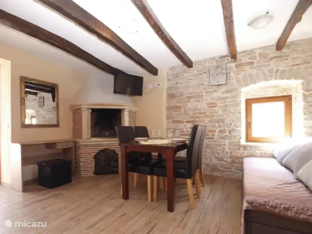 vakantiehuis huren in Kroatië, Istrië, Zminj – Huis Galant slaapkamer