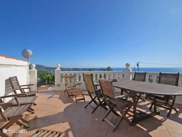 Villa Amaré en España, Costa Blanca, Benissa - villa preciosa terraza con vistas panorámicas
