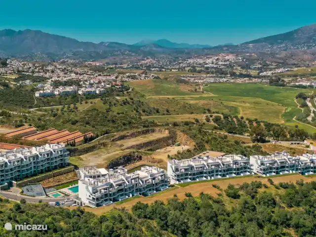 Charmant appartement pour 6 personnes | Espagne, Costa del Sol, Málaga - appartement Photo drone du complexe