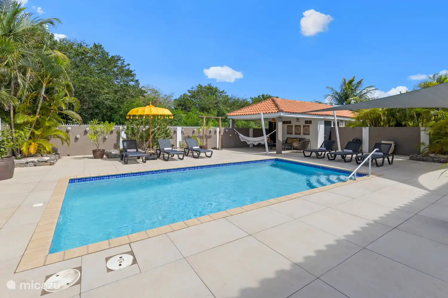 Gemütlicher Garten mit Privatsphäre