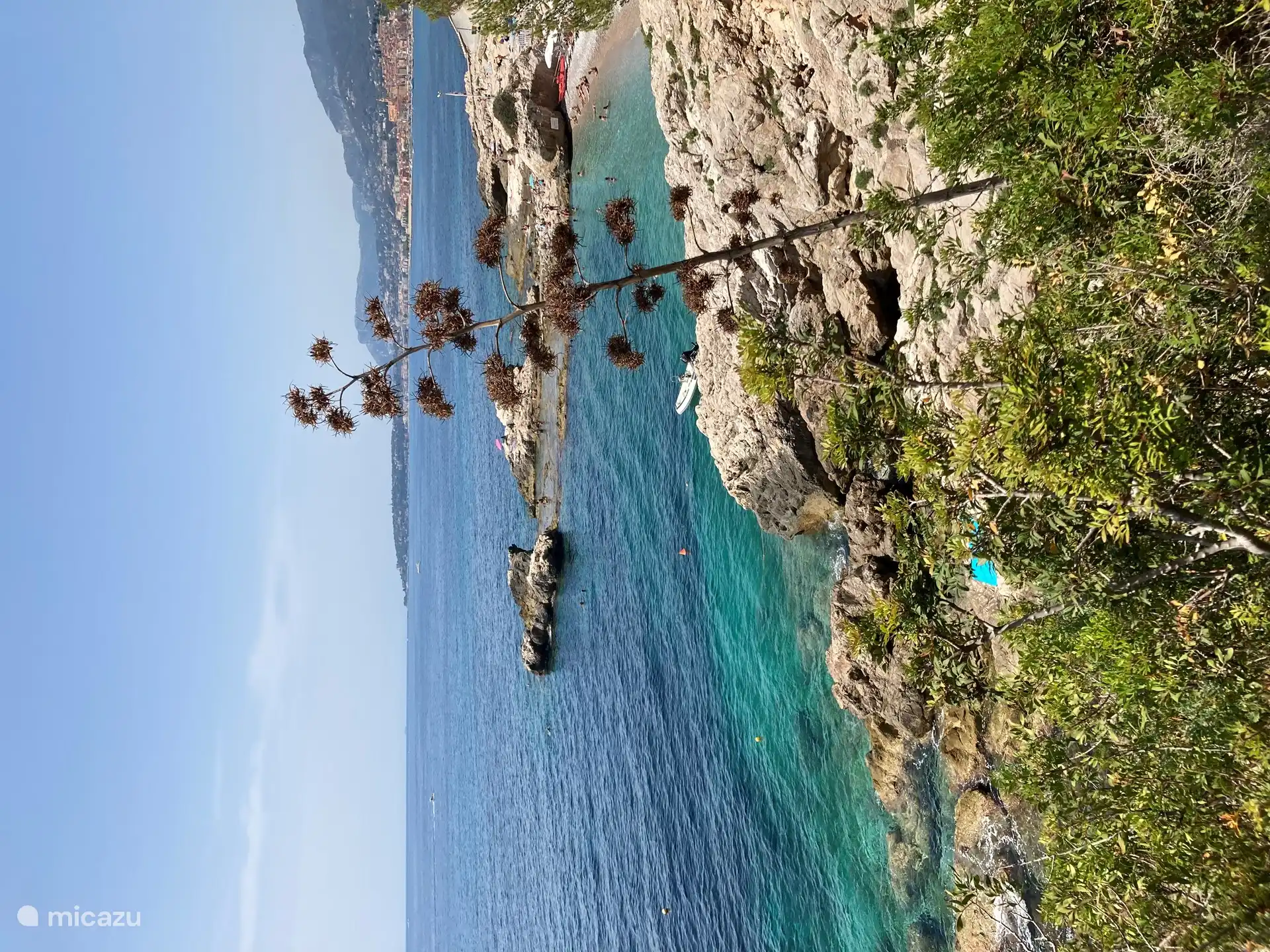 Balzi Rossi bovenaanzicht