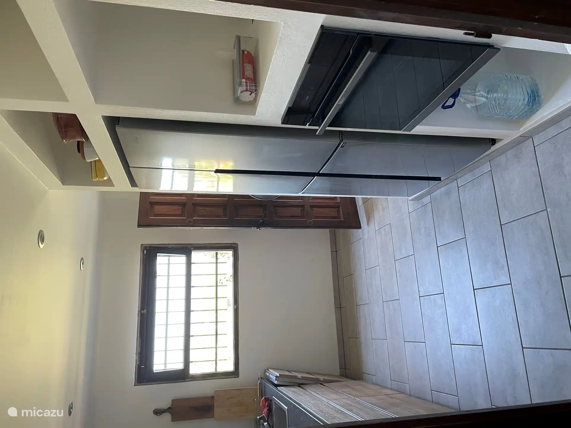 American kitchen and professional oven