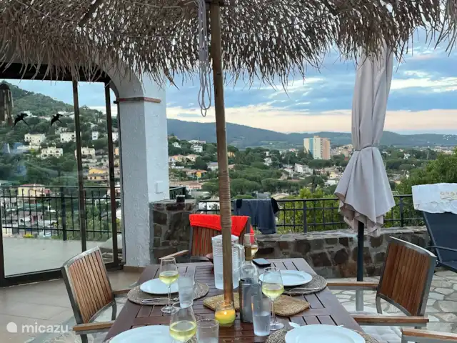 Casa Vista Al Mar | Espagne, Costa Brava, Calonge - maison de vacances Table à manger avec vue