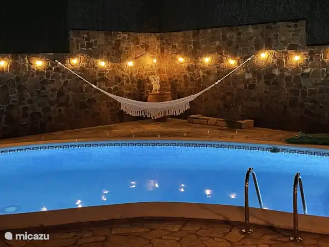 Casa Vista Al Mar | Espagne, Costa Brava, Calonge - maison de vacances Les soirées à la piscine d'eau salée sont magiques et paisibles.