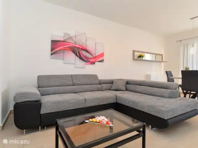 vakantiehuis huren in Kroatië, Istrië, Pula – Huis Emicol woonkamer