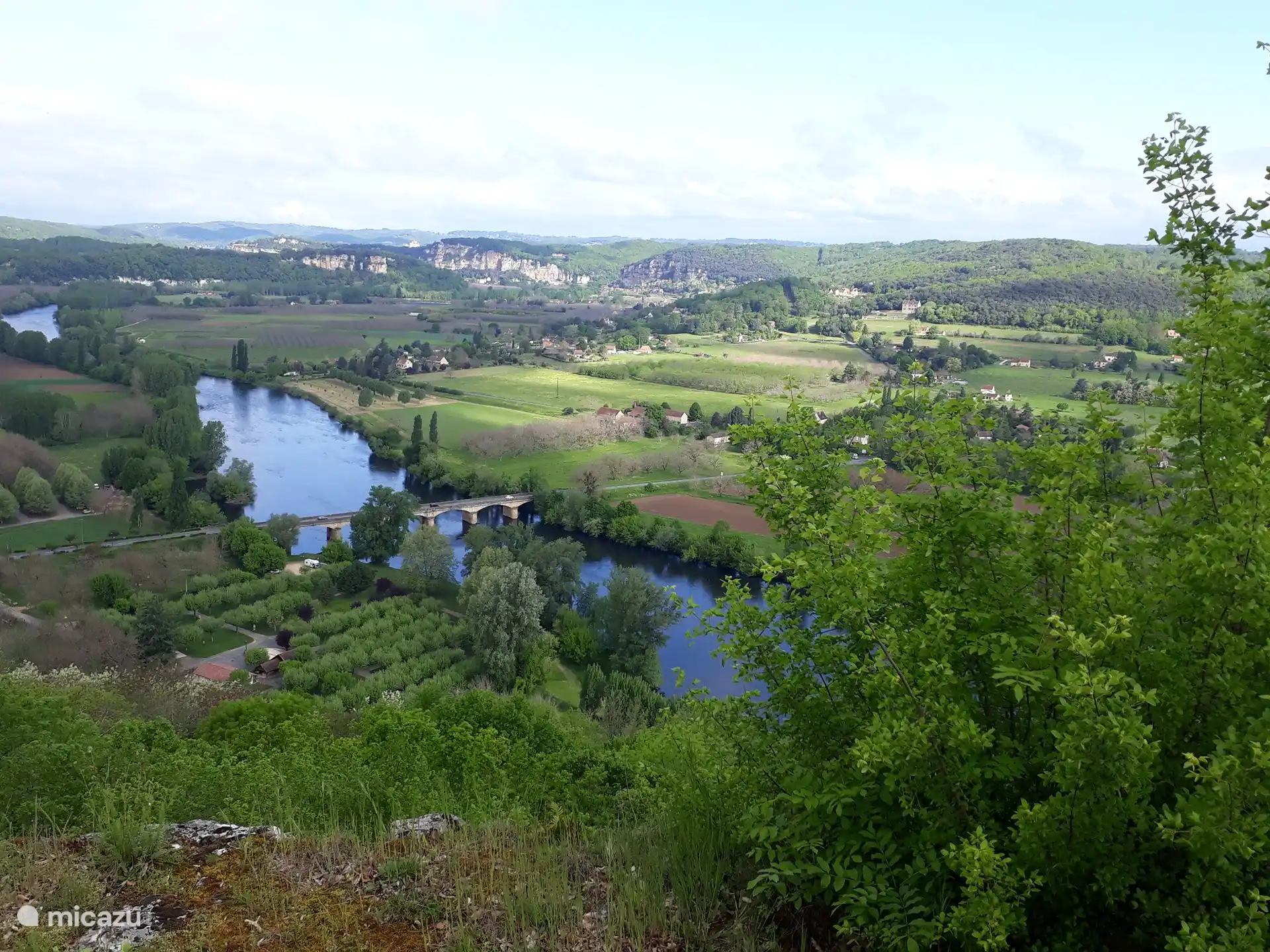 View from historic place Domme