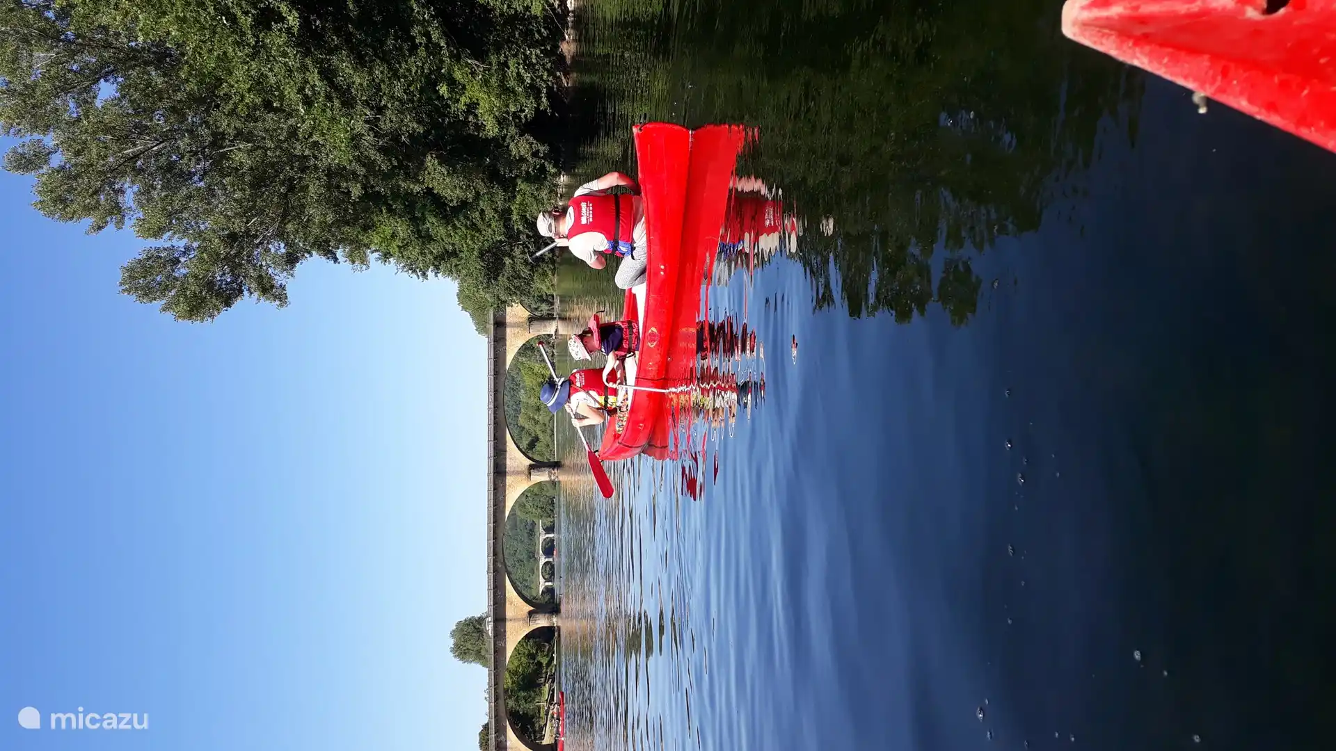 Canoing on the Dordogne