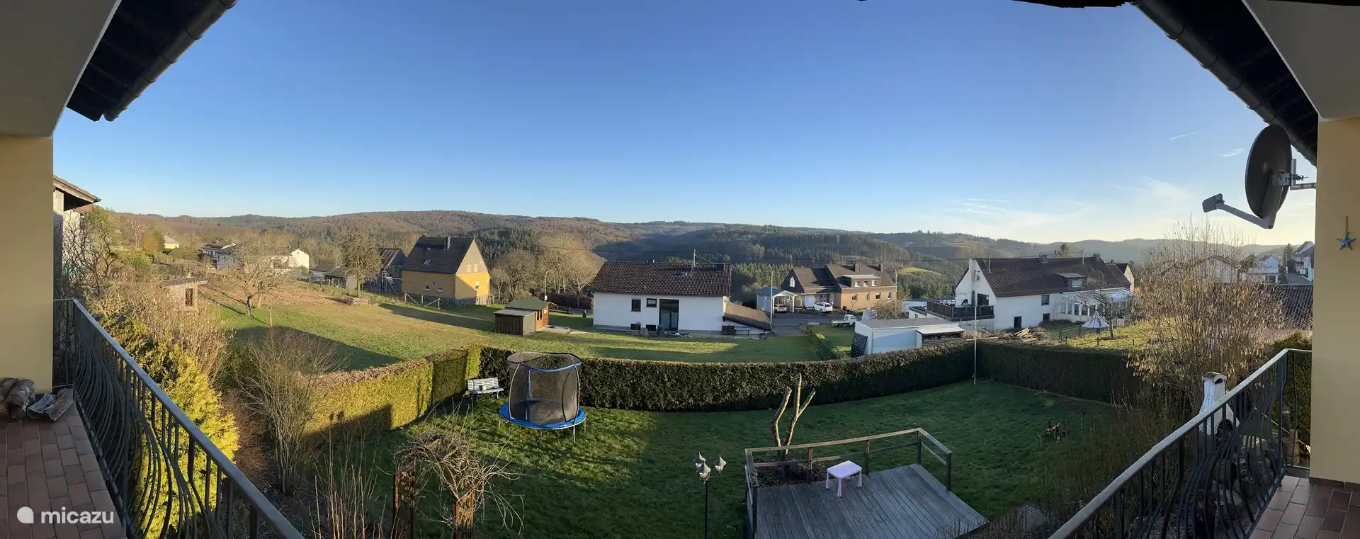 Panoramablick aus dem Erdgeschoss