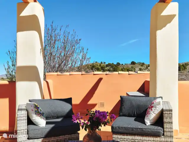 Casa Tortuga - piscina privada en España, Costa Blanca, Hondón de las Nieves - casa vacacional Zona solárium