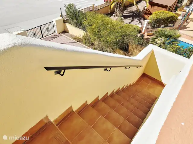 Casa Tortuga - piscina privada en España, Costa Blanca, Hondón de las Nieves - casa vacacional Acceso al solárium