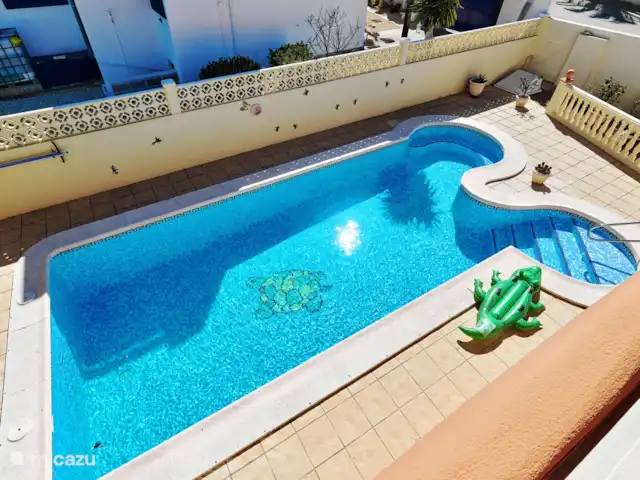 Casa Tortuga - piscina privada en España, Costa Blanca, Hondón de las Nieves - casa vacacional Vista de la piscina desde arriba
