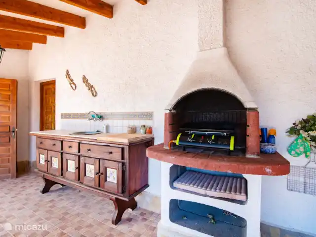 Casa Casita - Moraira en España, Costa Blanca, Moraira - villa cocina al aire libre
