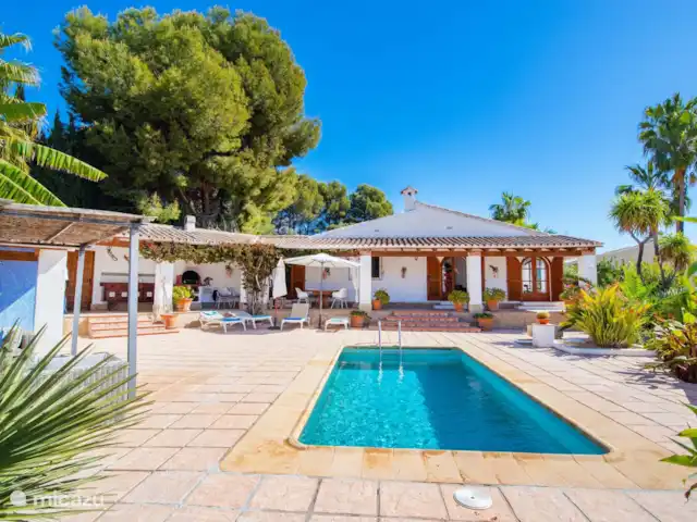 Casa Casita - Moraira en España, Costa Blanca, Moraira - villa terraza y piscina