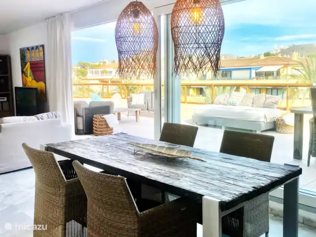 Location de Vacances Espagne, Costa Blanca, Moraira, appartement - Penthouse Sept Océans vue terrasse