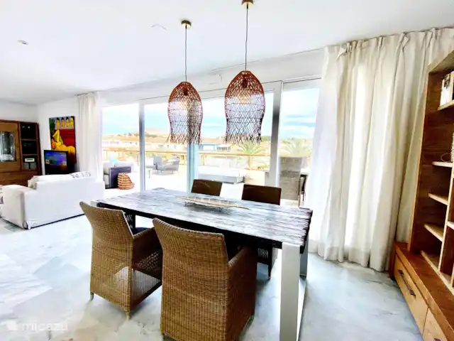 Location de Vacances Espagne, Costa Blanca, Moraira, appartement - Penthouse Sept Océans le salon