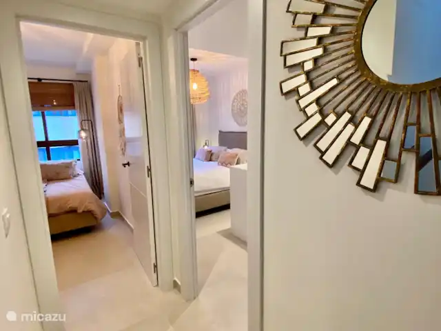Location de Vacances Espagne, Costa Blanca, Moraira, appartement - Penthouse Sept Océans salle de nuit