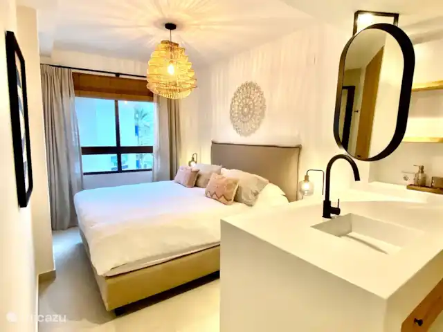 Location de Vacances Espagne, Costa Blanca, Moraira, appartement - Penthouse Sept Océans Chambre 1