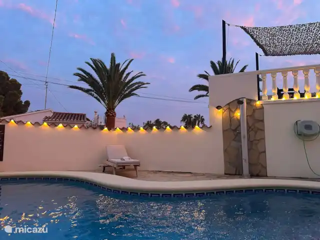 Casa Las tres Hijas huren in Spanje, Costa Blanca, Benissa - villa Een zwoele na-zomeravond met zicht op het dakterras