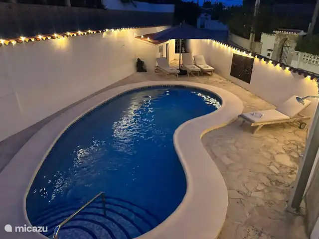 Casa Las tres Hijas huren in Spanje, Costa Blanca, Benissa - villa Het privézwembad gezien vanaf het dakterras