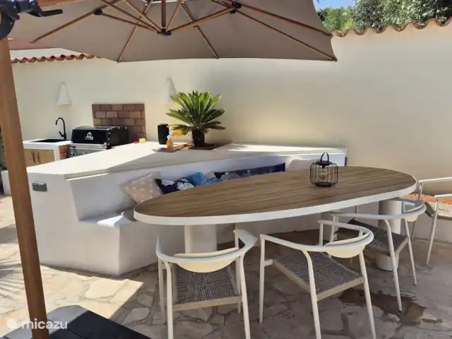 Casa Las tres Hijas huren in Spanje, Costa Blanca, Benissa - villa Heerlijke zithoek bij de buitenkeuken aan het zwembad