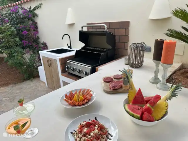 Casa Las tres Hijas huren in Spanje, Costa Blanca, Benissa - villa De nieuwe buitenkeuken met de luxe Broil King gas barbeque