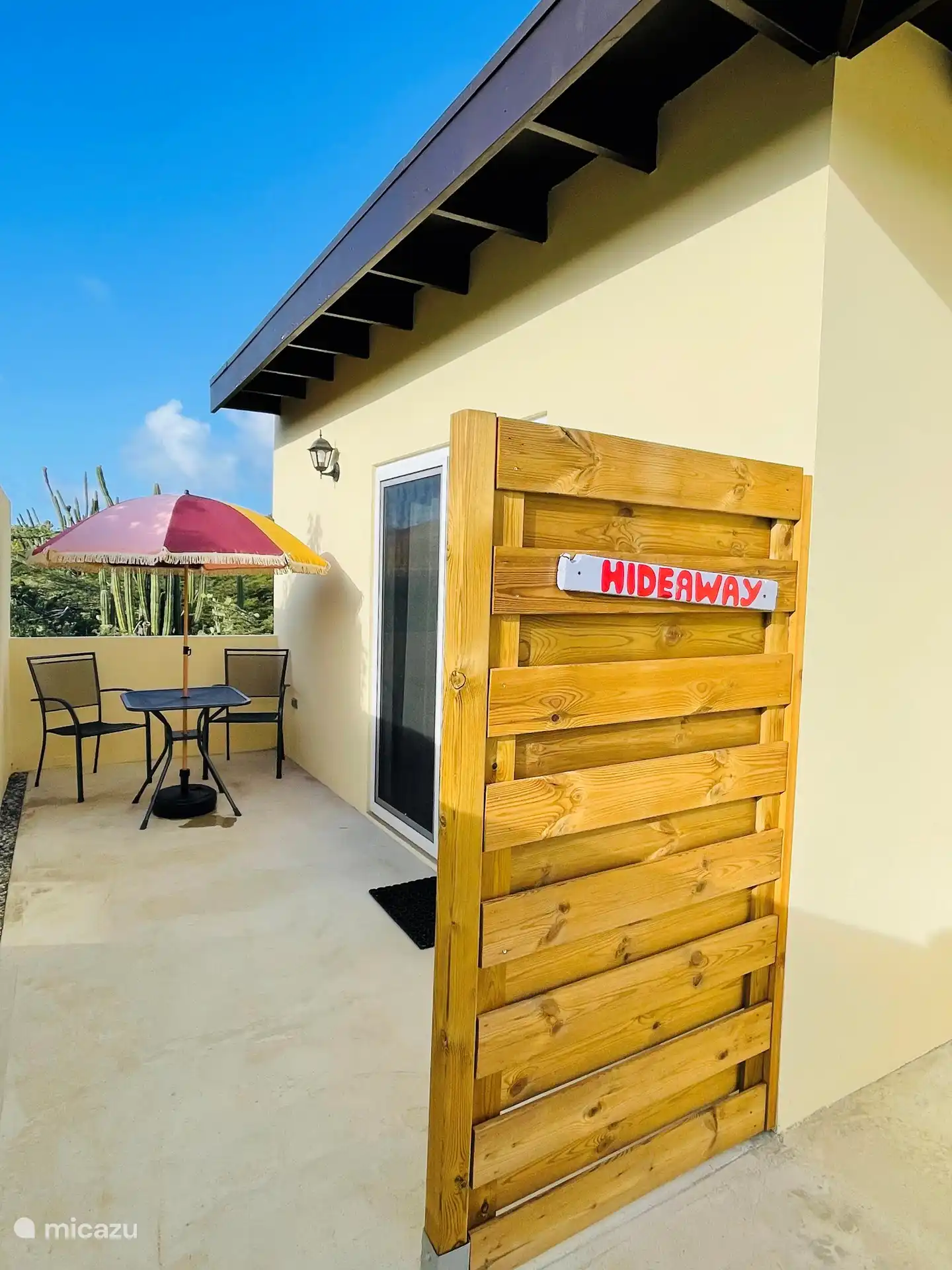 Private Terrasse draußen 