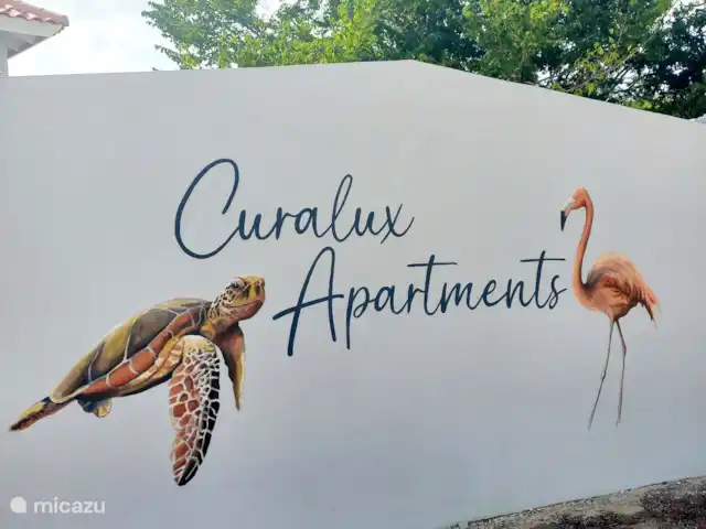 Location de Vacances Curaçao, Banda Ariba (est), Jan Thiel, appartement - Curalux Apartments-Flamingo Curalux Apartments dispose de deux appartements ; Tortue et flamant rose.