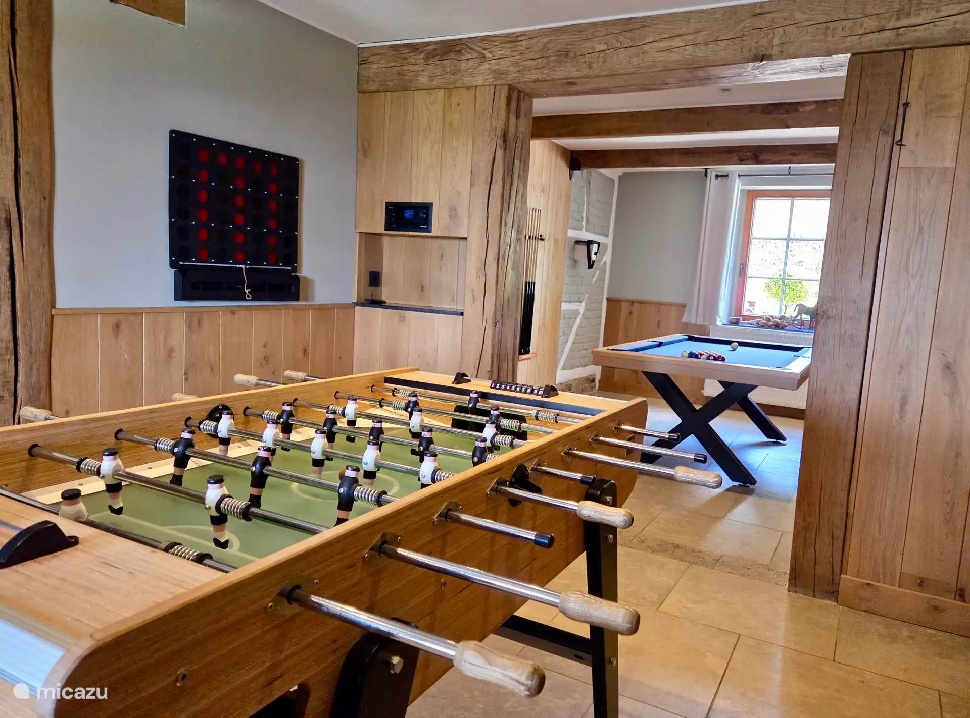 Voetbalspel  & XXL wandspel 4 op een rij