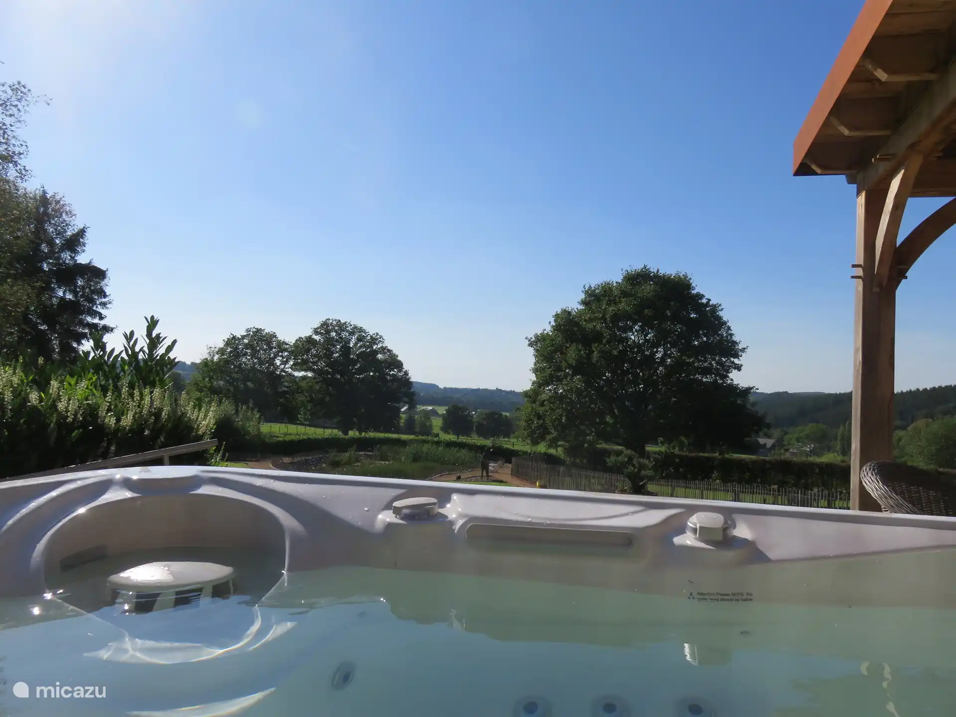 Blick auf den Whirlpool